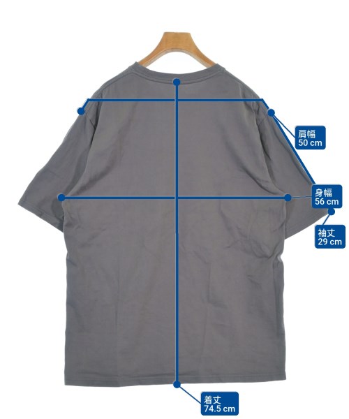 Graphpaper（グラフペーパー）Tシャツ・カットソー グレー サイズ:4(XL位) メンズ/2200687417285