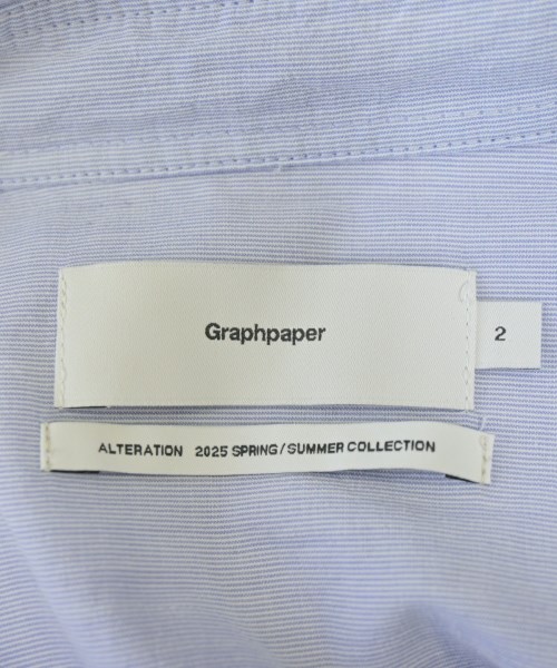 Graphpaper（グラフペーパー）カジュアルシャツ 青 サイズ:2(M位) メンズ/2200689838101