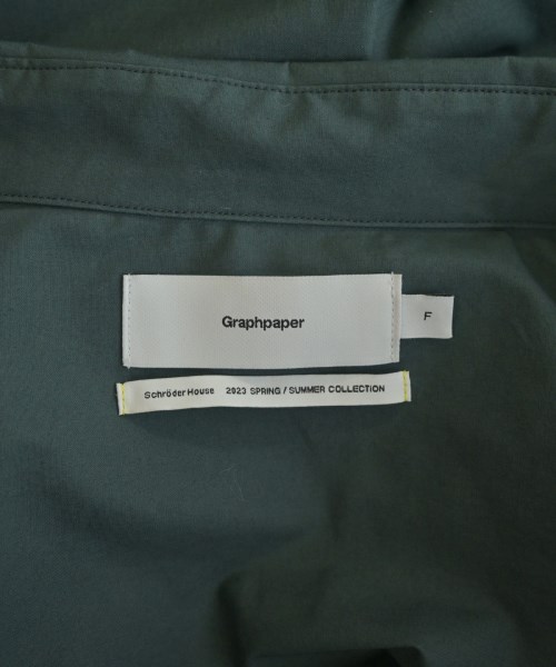 Graphpaper（グラフペーパー）カジュアルシャツ 緑 サイズ:F メンズ/2200697318015