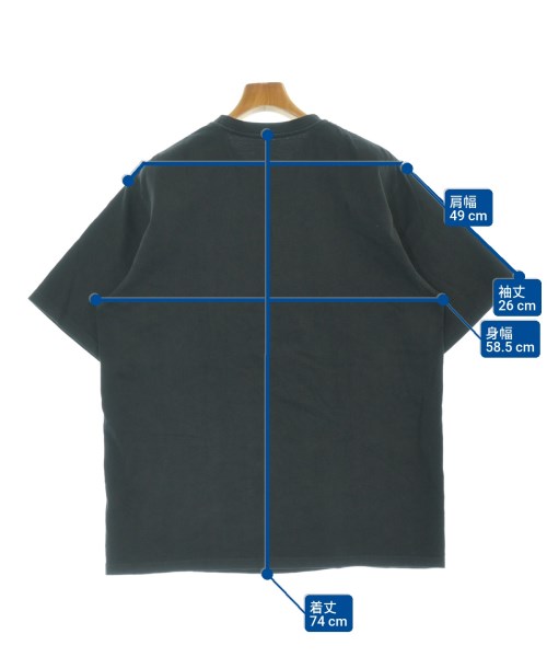 Graphpaper（グラフペーパー）Tシャツ・カットソー 黒 サイズ:4(XL位) メンズ/2200694376032