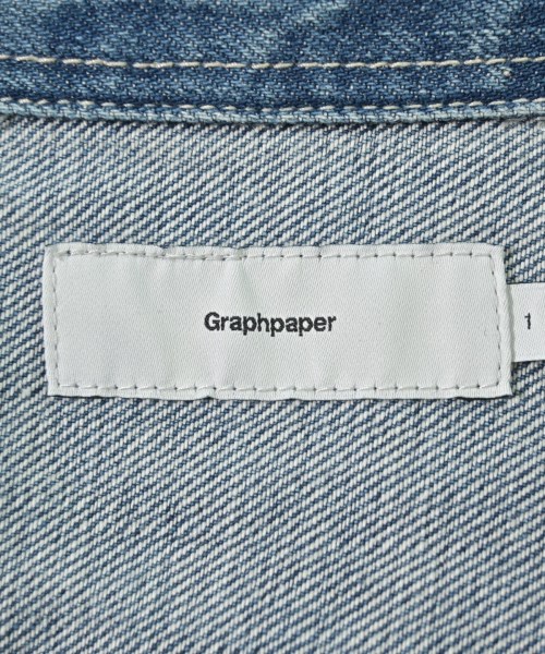Graphpaper（グラフペーパー）カジュアルシャツ 紺 サイズ:1(S位) メンズ/2200696292019