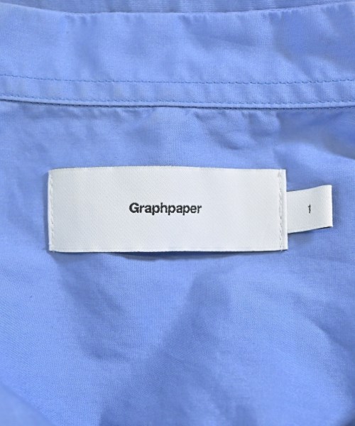 Graphpaper（グラフペーパー）カジュアルシャツ 青 サイズ:1(S位) レディース/2200696292088
