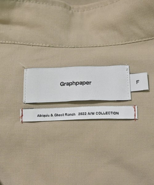 Graphpaper（グラフペーパー）カジュアルシャツ ベージュ サイズ:F メンズ/2200699349147