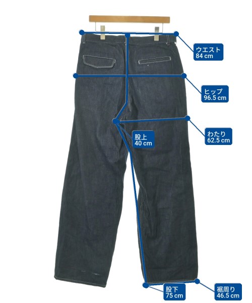 Graphpaper（グラフペーパー）デニムパンツ 紺 サイズ:3(L位) メンズ/2200653984094