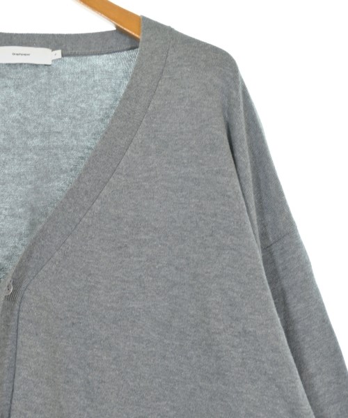 Graphpaper（グラフペーパー）カーディガン グレー サイズ:F メンズ/2200654894057