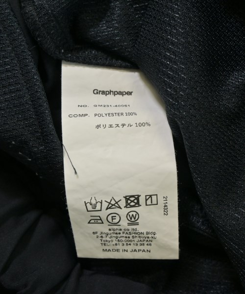Graphpaper（グラフペーパー）その他 黒 サイズ:2(M位) メンズ/2200655114086