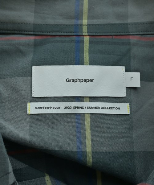 Graphpaper（グラフペーパー）カジュアルシャツ グレー サイズ:F メンズ/2200646236261