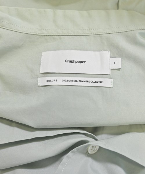 Graphpaper（グラフペーパー）カジュアルシャツ 緑 サイズ:F メンズ/2200646236285