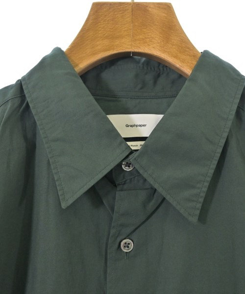 Graphpaper（グラフペーパー）カジュアルシャツ 緑 サイズ:F メンズ/2200646236308