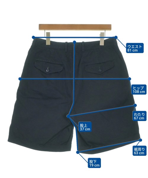 Graphpaper（グラフペーパー）ショートパンツ 紺 サイズ:2(M位) メンズ/2200656260072