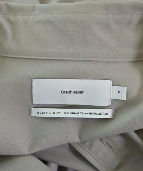 Graphpaper（グラフペーパー）カジュアルシャツ グレー サイズ:F メンズ/2200654834046