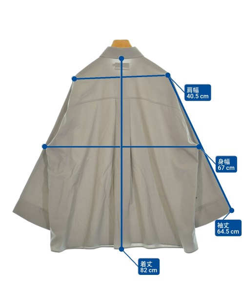 Graphpaper（グラフペーパー）カジュアルシャツ グレー サイズ:F メンズ/2200654834046