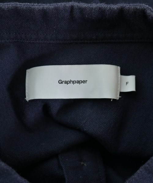 Graphpaper（グラフペーパー）カジュアルシャツ 紺 サイズ:F メンズ/2200654834053