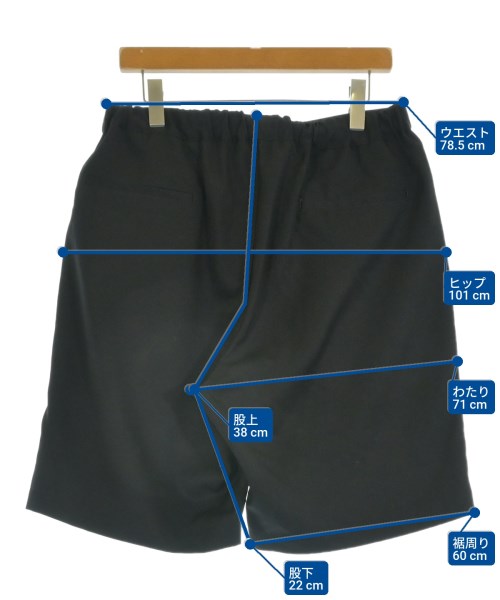 Graphpaper（グラフペーパー）ショートパンツ 黒 サイズ:F メンズ/2200627976292