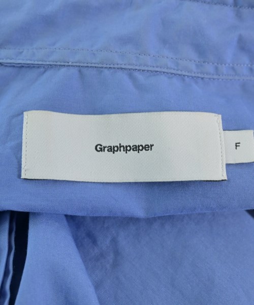 Graphpaper（グラフペーパー）カジュアルシャツ 青 サイズ:F メンズ/2200657026066
