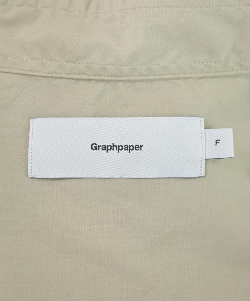 Graphpaper（グラフペーパー）カジュアルシャツ ベージュ サイズ:F メンズ/2200651332071