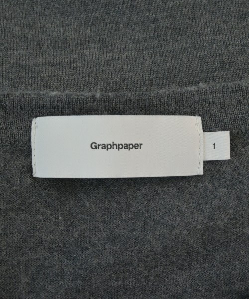 Graphpaper（グラフペーパー）ニット・セーター グレー サイズ:1(S位) メンズ/2200655436027