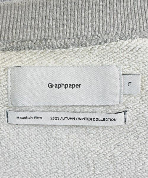 Graphpaper（グラフペーパー）スウェット グレー サイズ:F メンズ/2200657984298