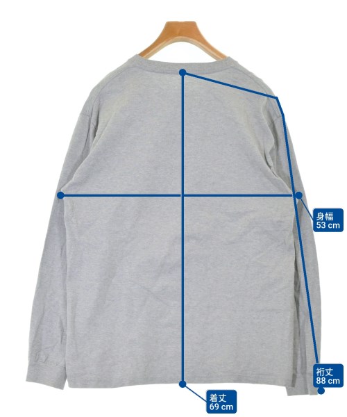 Graphpaper（グラフペーパー）Tシャツ・カットソー グレー サイズ:3(L位) メンズ/2200654802052
