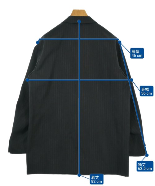 Graphpaper（グラフペーパー）カジュアルジャケット 黒 サイズ:1(S位) メンズ/2200659849014