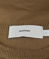 Graphpaper（グラフペーパー）ニット・セーター 茶 サイズ:1(S位) メンズ/2200659849052