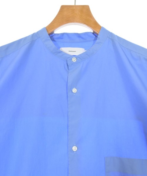 Graphpaper（グラフペーパー）カジュアルシャツ 青 サイズ:F メンズ/2200660435039
