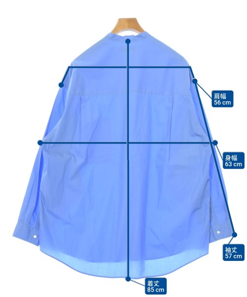 Graphpaper（グラフペーパー）カジュアルシャツ 青 サイズ:F メンズ/2200660435039