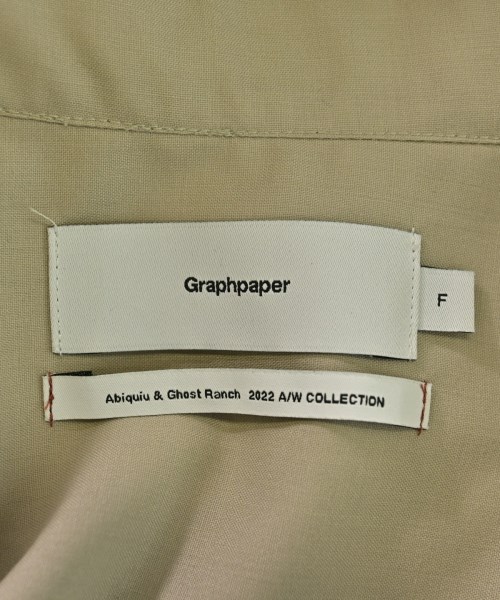 Graphpaper（グラフペーパー）カジュアルシャツ ベージュ サイズ:F メンズ/2200661222034