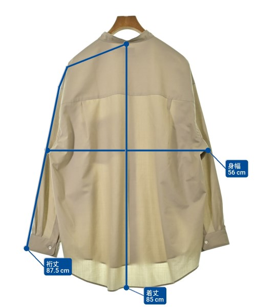 Graphpaper（グラフペーパー）カジュアルシャツ ベージュ サイズ:F メンズ/2200661222034