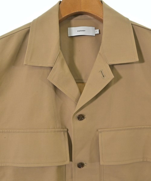 Graphpaper（グラフペーパー）カジュアルシャツ ベージュ サイズ:F メンズ/2200662293019
