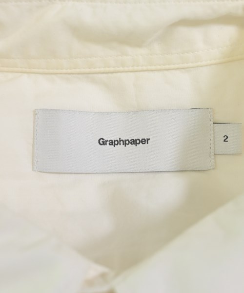 Graphpaper（グラフペーパー）カジュアルシャツ 白 サイズ:2(M位) メンズ/2200710860026