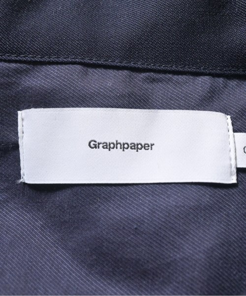 Graphpaper（グラフペーパー）カジュアルシャツ 紺 サイズ:F メンズ/2200711771024