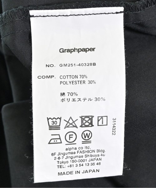 Graphpaper（グラフペーパー）ショートパンツ 黒 サイズ:2(M位) メンズ/2200712562089