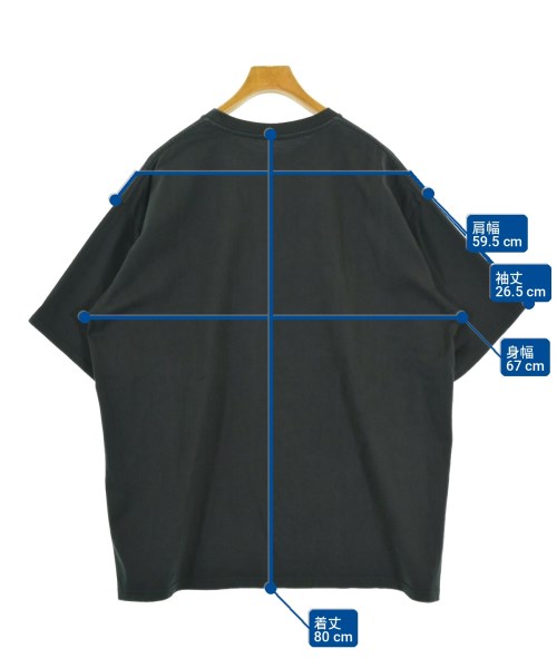 Graphpaper（グラフペーパー）Tシャツ・カットソー 黒 サイズ:F メンズ/2200712713092