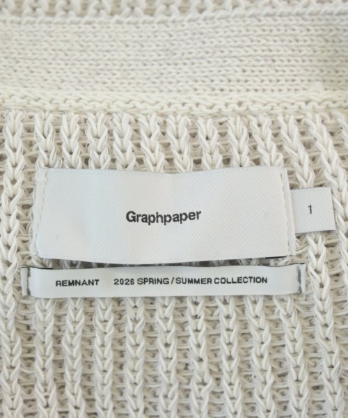 Graphpaper（グラフペーパー）カーディガン 白 サイズ:1(S位 メンズ/2200712934022