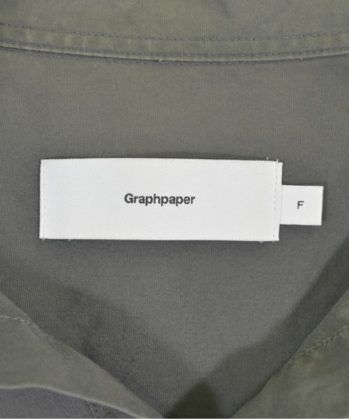 Graphpaper（グラフペーパー）カジュアルシャツ グレー サイズ:F メンズ/2200713073010