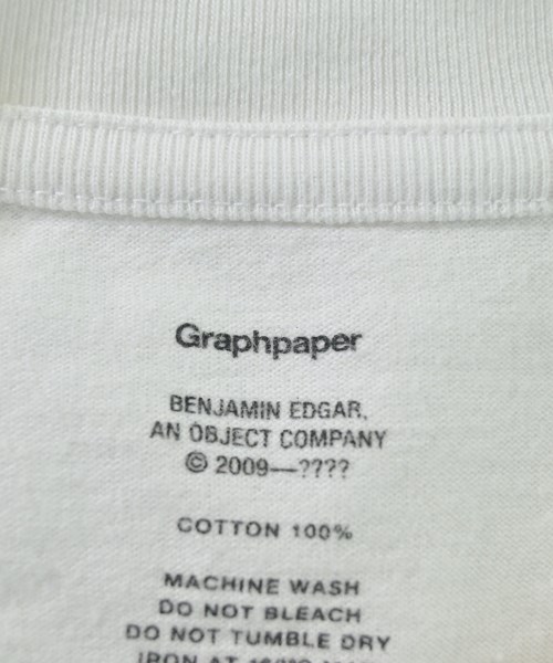 Graphpaper（グラフペーパー）Tシャツ・カットソー 白 サイズ:-(XL位) メンズ/2200712816106
