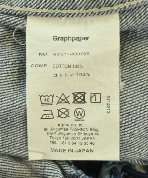 Graphpaper（グラフペーパー）ショートパンツ 紺 サイズ:F メンズ/2200713988017