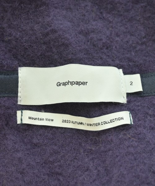 Graphpaper（グラフペーパー）スウェット 紫 サイズ:2(M位) メンズ/2200711408067