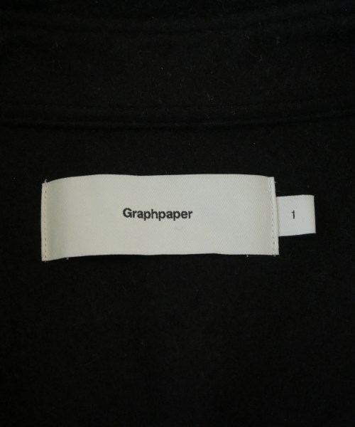 Graphpaper（グラフペーパー）カジュアルシャツ 黒 サイズ:1(S位) メンズ/2200717302017
