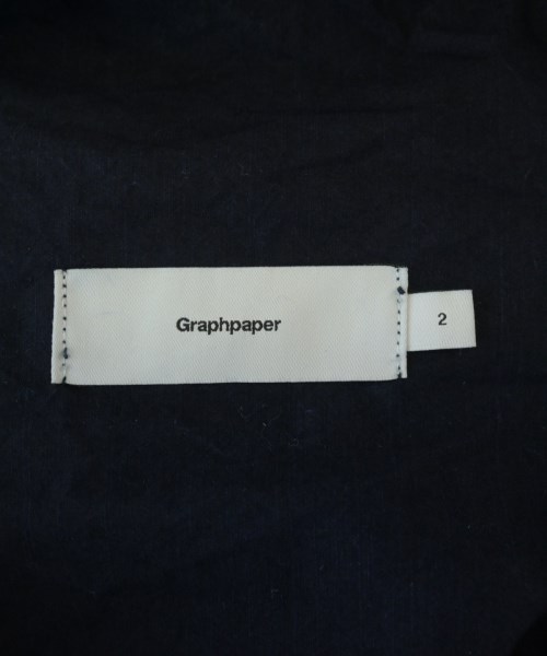 Graphpaper（グラフペーパー）カジュアルシャツ 紺 サイズ:2(M位) メンズ/2200718319267