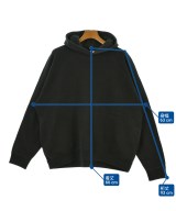 Graphpaper（グラフペーパー）パーカー 黒 サイズ:1(S位) メンズ/2200645346015