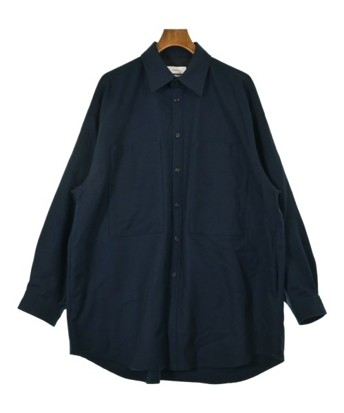 Graphpaper(グラフペーパー)カジュアルシャツ 紺 サイズ:2(M位)/2200645560022