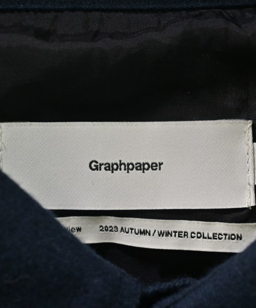 Graphpaper（グラフペーパー）カジュアルシャツ 紺 サイズ:2(M位) メンズ/2200645560022