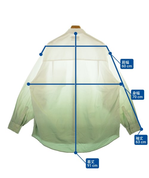 Graphpaper（グラフペーパー）カジュアルシャツ 白 サイズ:1(S位) メンズ/2200636703124