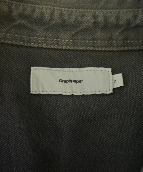 Graphpaper（グラフペーパー）カジュアルシャツ グレー サイズ:2(M位) メンズ/2200644618120