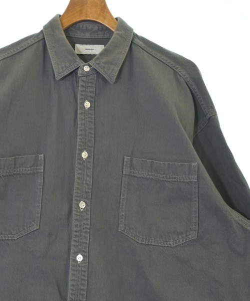 Graphpaper（グラフペーパー）カジュアルシャツ グレー サイズ:2(M位) メンズ/2200644618120