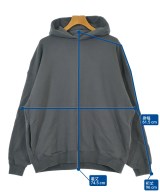 Graphpaper（グラフペーパー）パーカー グレー サイズ:3(L位) メンズ/2200644618137