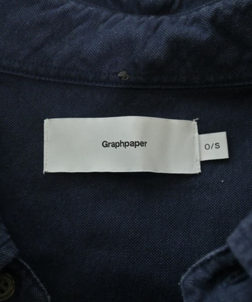 Graphpaper（グラフペーパー）カジュアルシャツ 紺 サイズ:OS メンズ/2200647665046