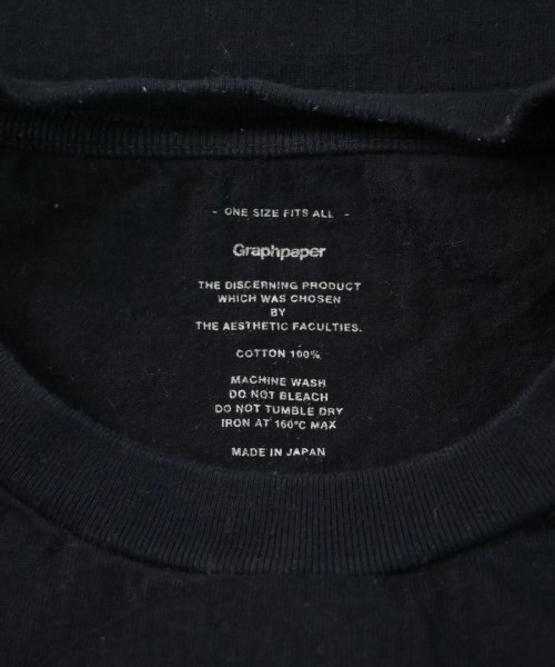 Graphpaper（グラフペーパー）Tシャツ・カットソー 紺 サイズ:ONE メンズ/2200647665053